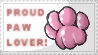 Proud Paw Lover Stamp