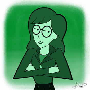 Dark Drawing Week 2020 #7: Daria