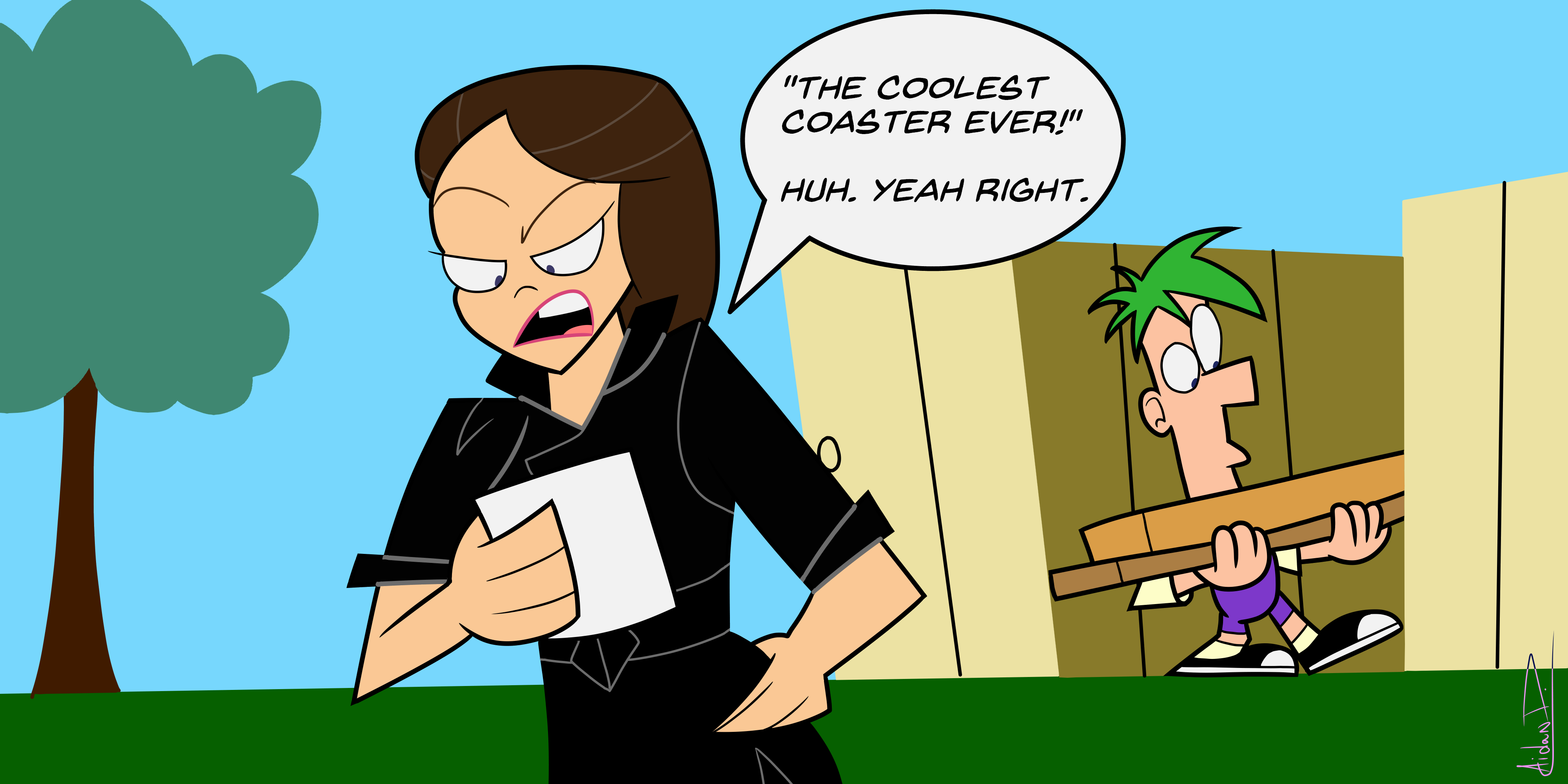 Phineas And Ferb Vanessa Deviantart