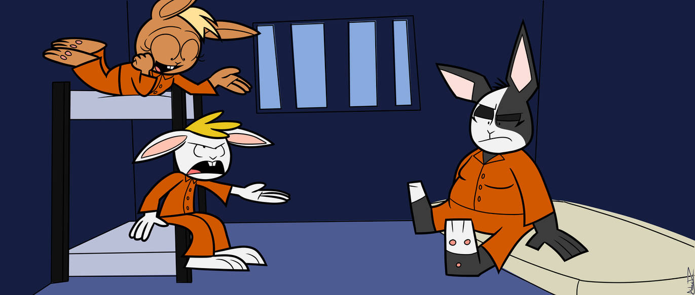 Prison Break Rabbit Animation Concept Art: Bunnies Behind Bars by AidanDeFrehn on DeviantArt