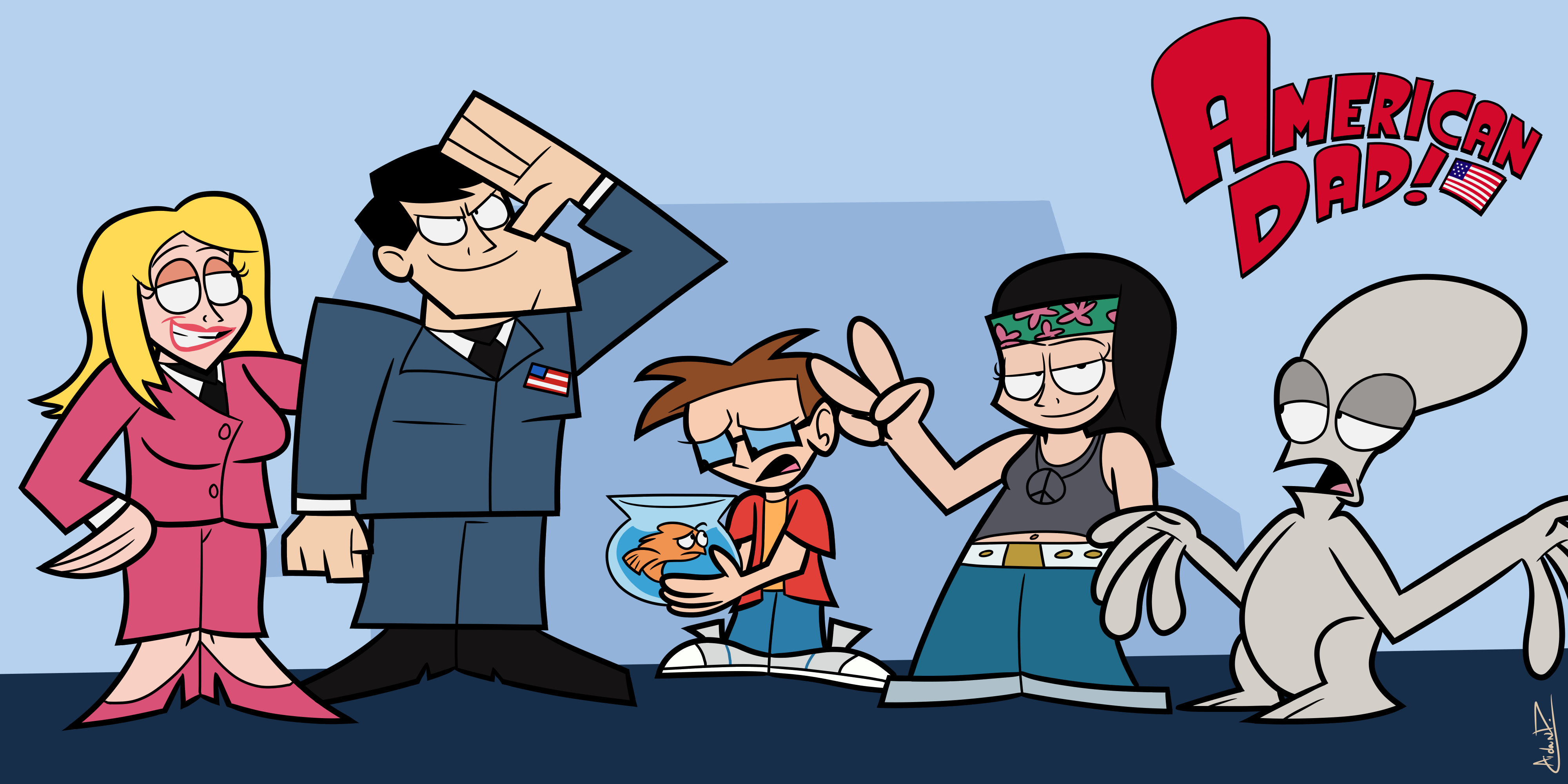 American Dad by AidanDeFrehn on DeviantArt