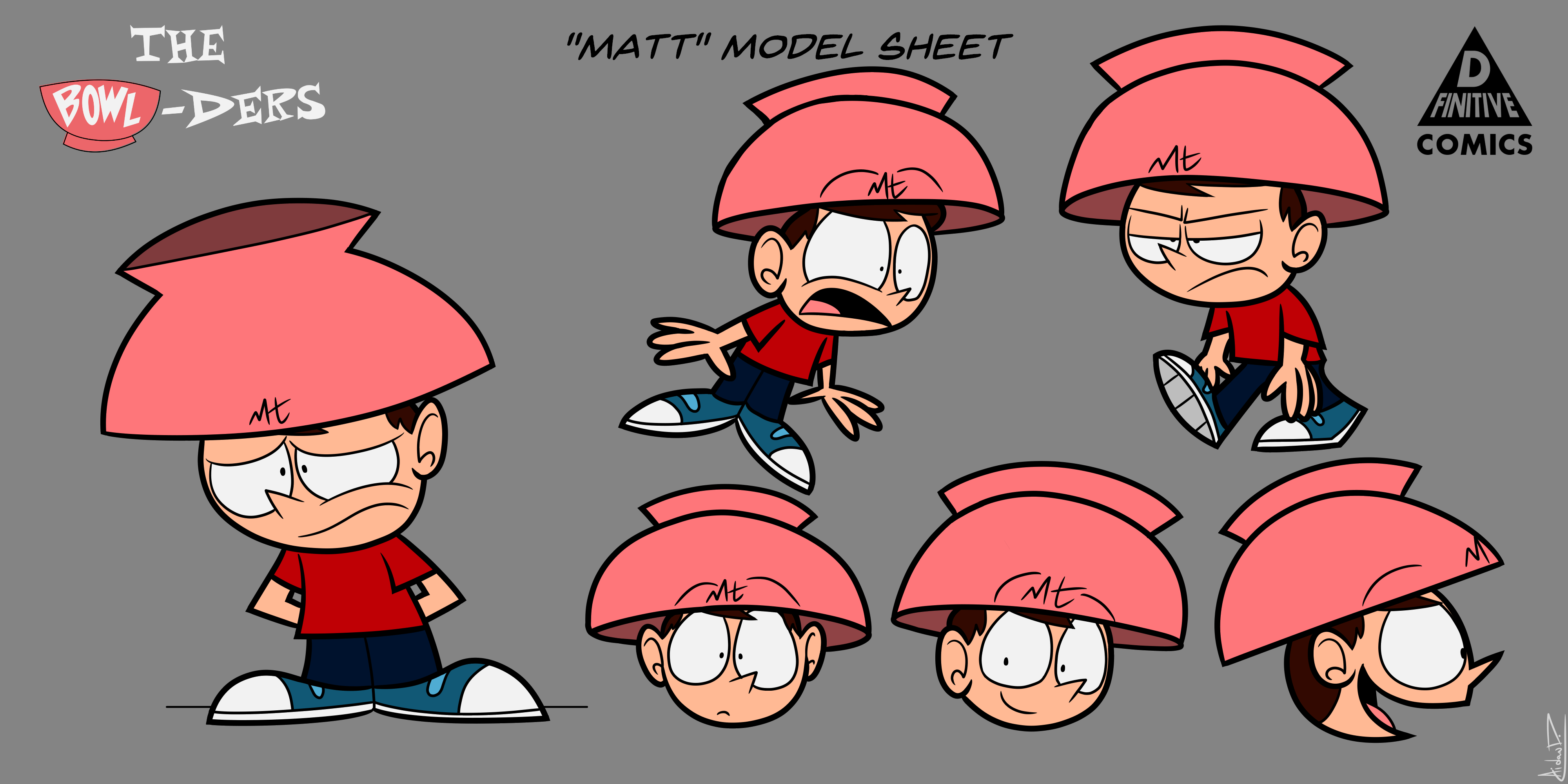 The Bowl-Ders: Matt Model Sheet (Late 2023) by AidanDeFrehn on DeviantArt