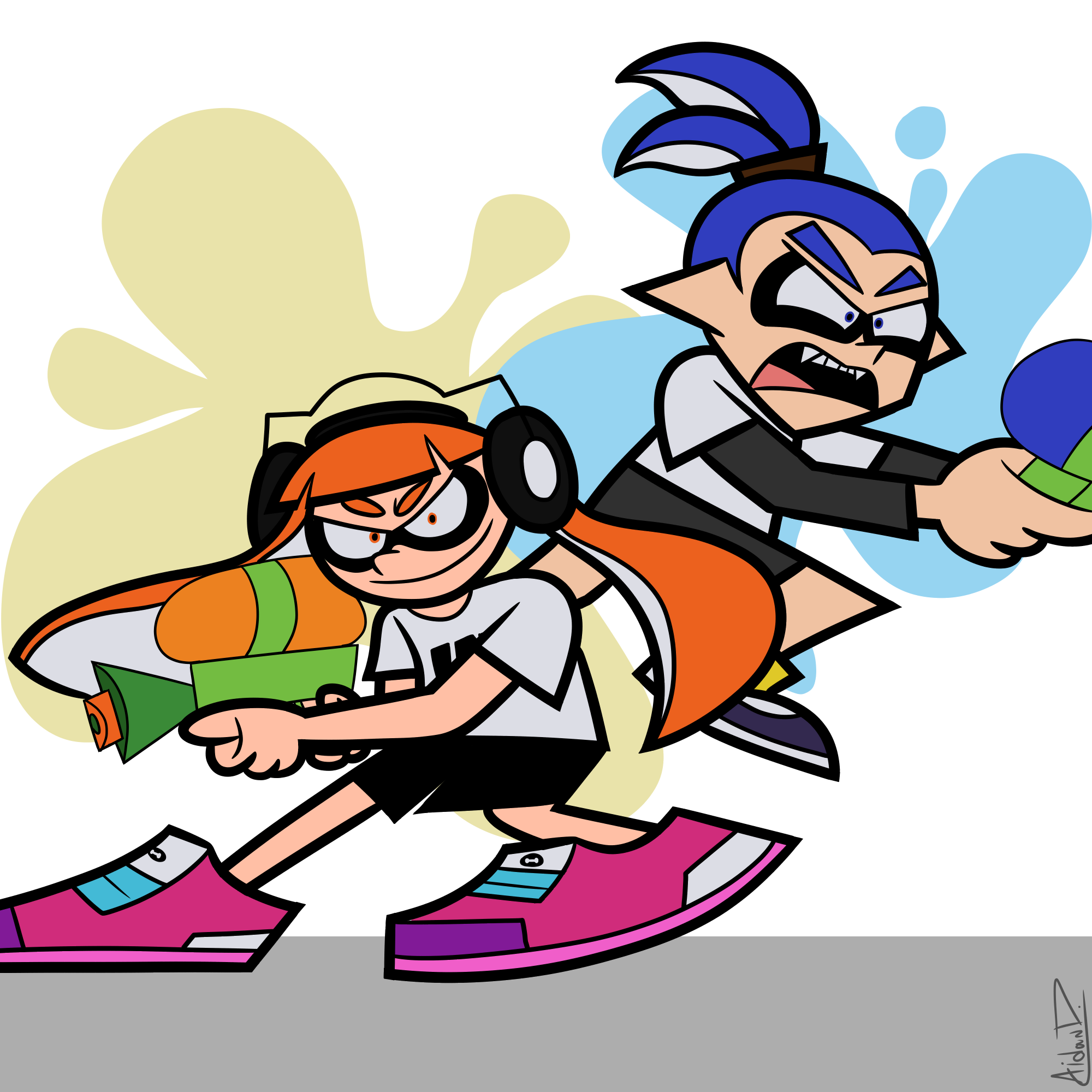 Splatoon Figure Deviantart Splatoon by AidanDeFrehn on DeviantArt