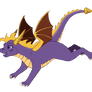 Tiny purple dragon