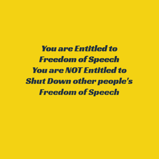 No Freedom to Silence