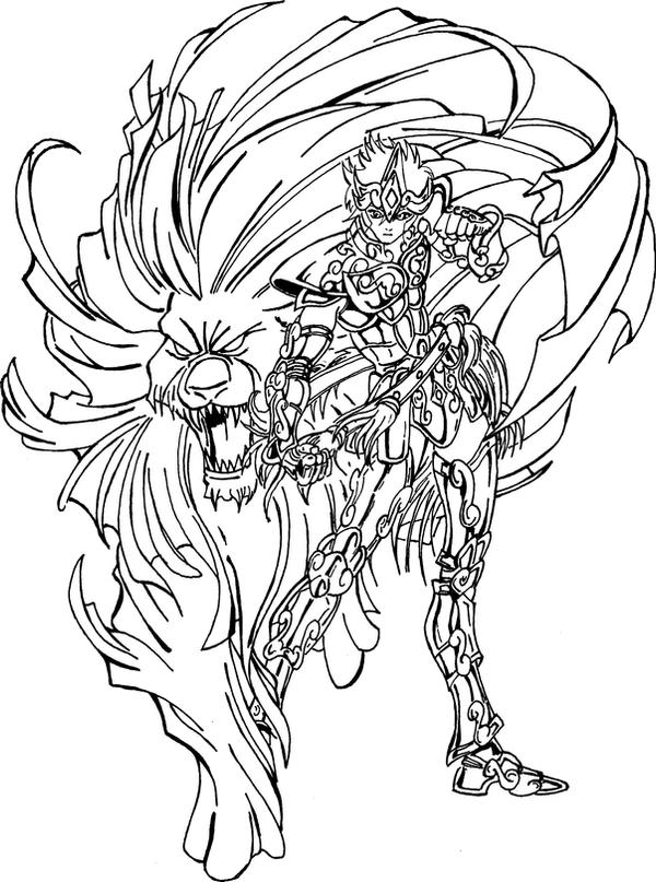 Saint seiya Lion by ced