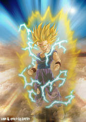 dragon ball Z son gohan by ced