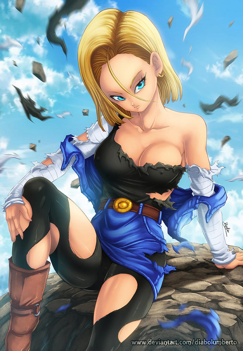 Z hot dragonball c18 Android 18