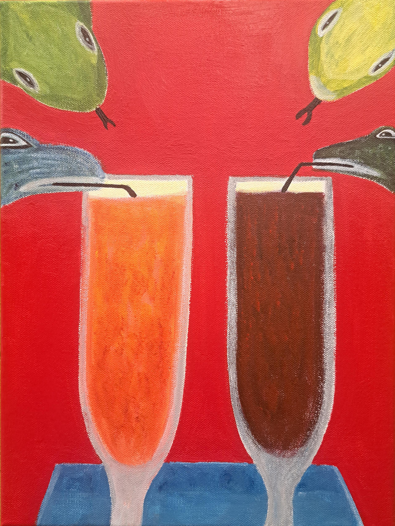 Reptilian juice bar. The art of J J Stork