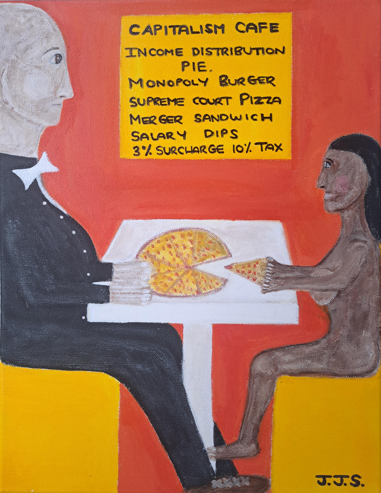 Capitalism cafe allowance request. Art J J Stork.