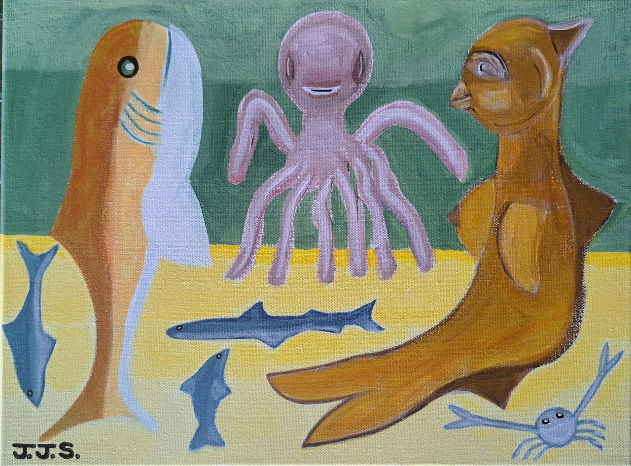 The mutant. Original Art By J J Stork