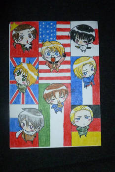 Hetalia Axis Powers chibi