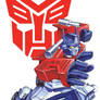 80s Retro Optimus prime