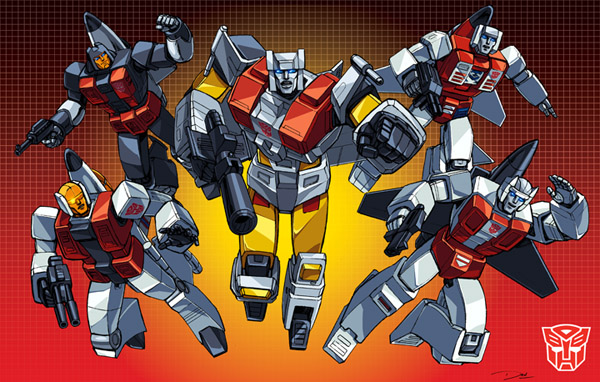 Aerialbots teamshot boxart grid by Dan-the-artguy on DeviantArt