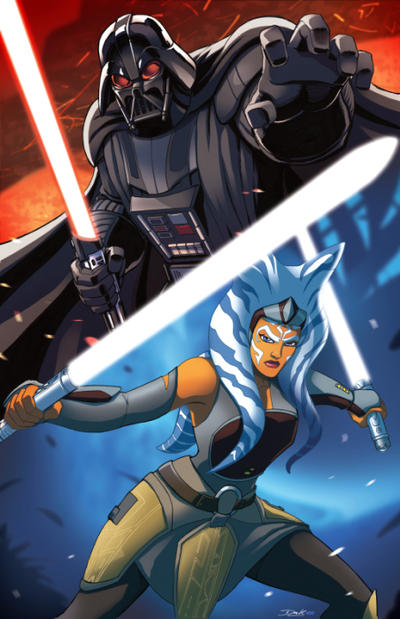 Star Wars Darth Vader v. Ashoka