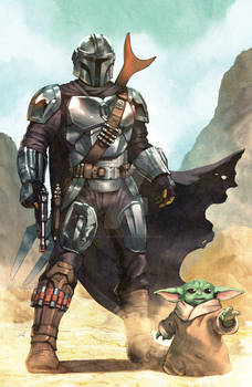 mandolorian and child