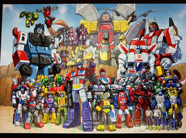 Autobots 85 cartoon team shot