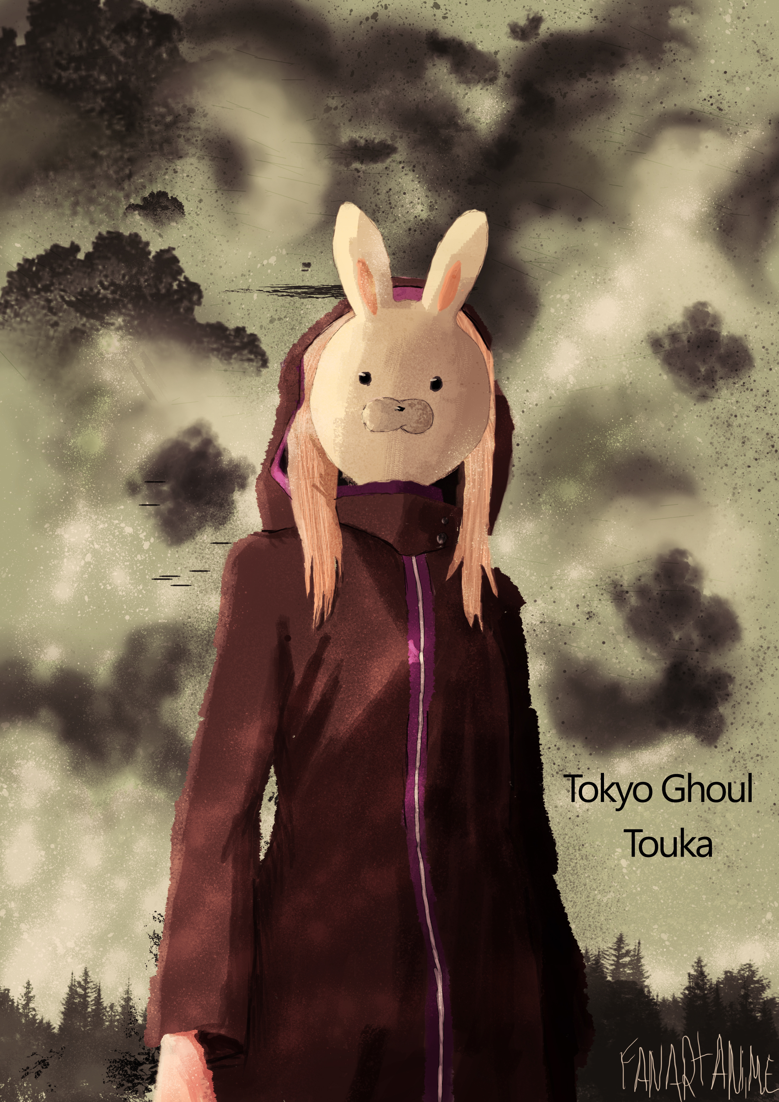 Tokyo Ghoul Touka Bunny Mask.