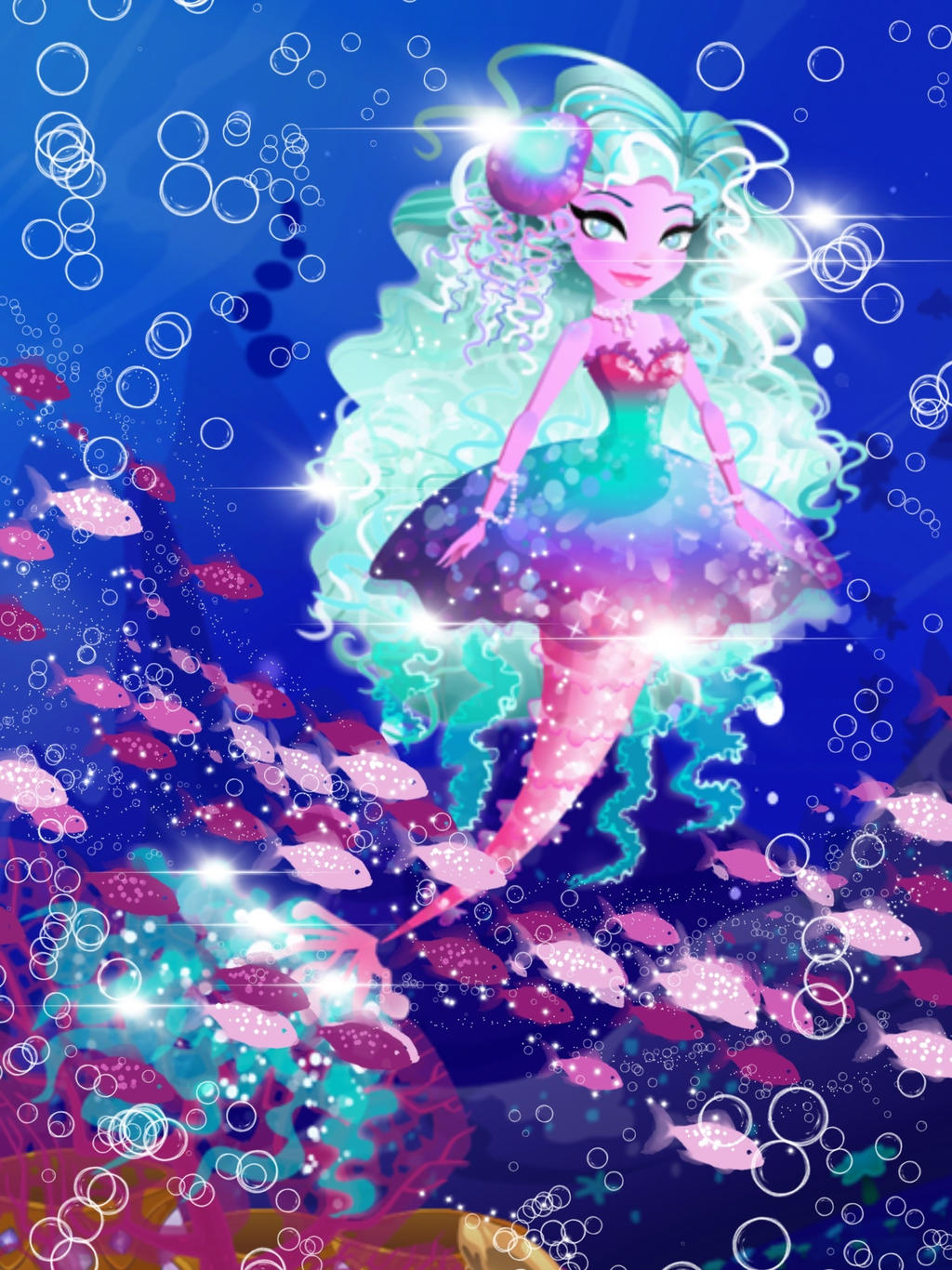 Mermaid World Screenshot: Electra