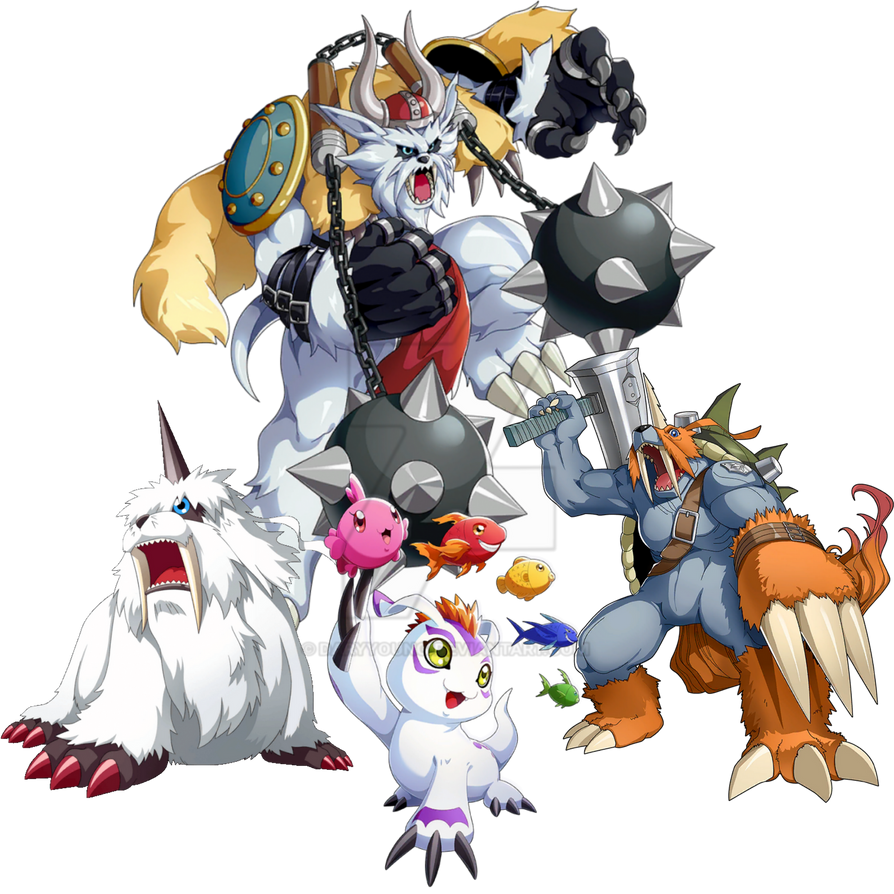 Gomamon Evolution (New Century) by Daryyoung on DeviantArt
