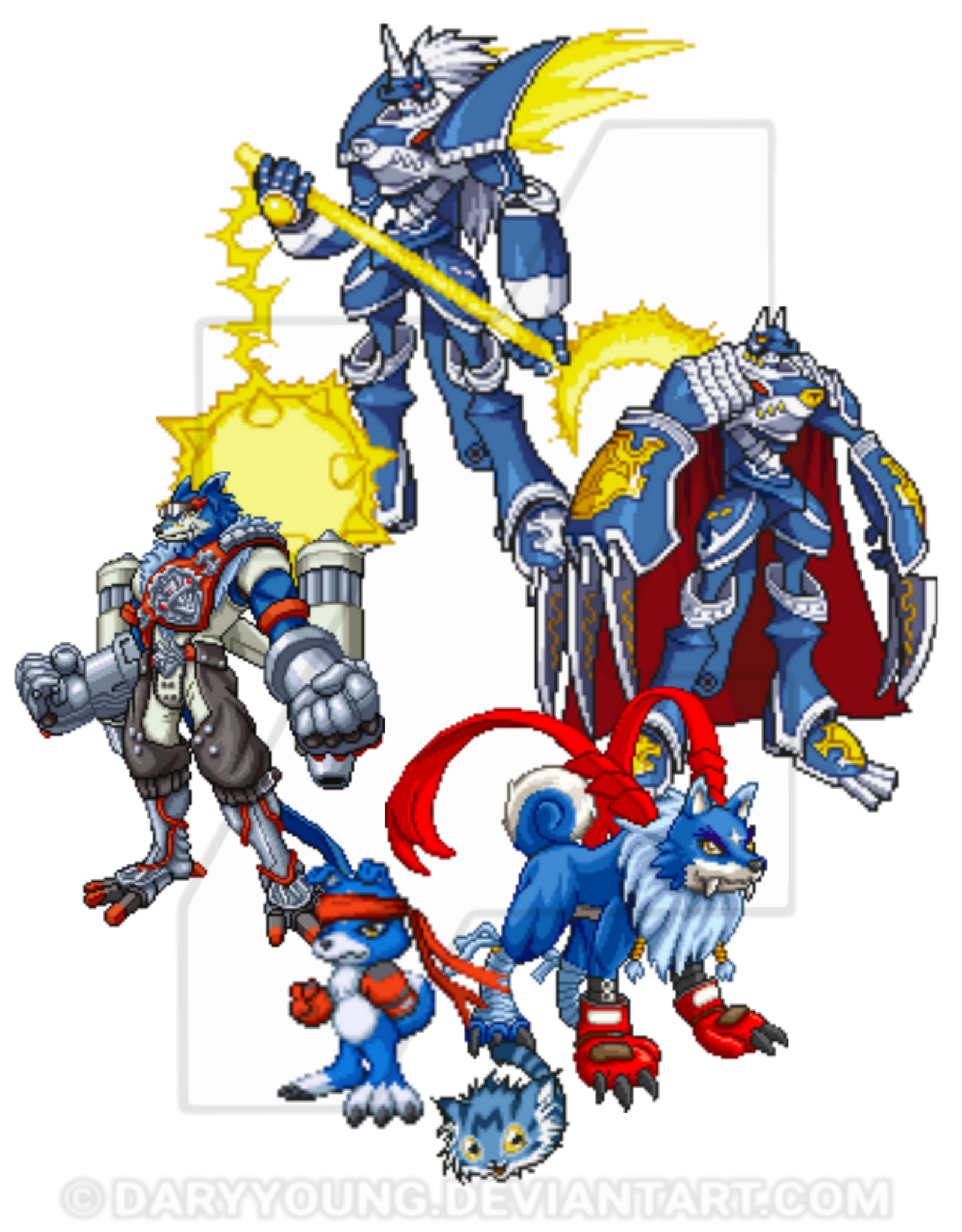 Gamon Evolution Gaomon Evolution (Sprite) by Daryyoung on DeviantArt