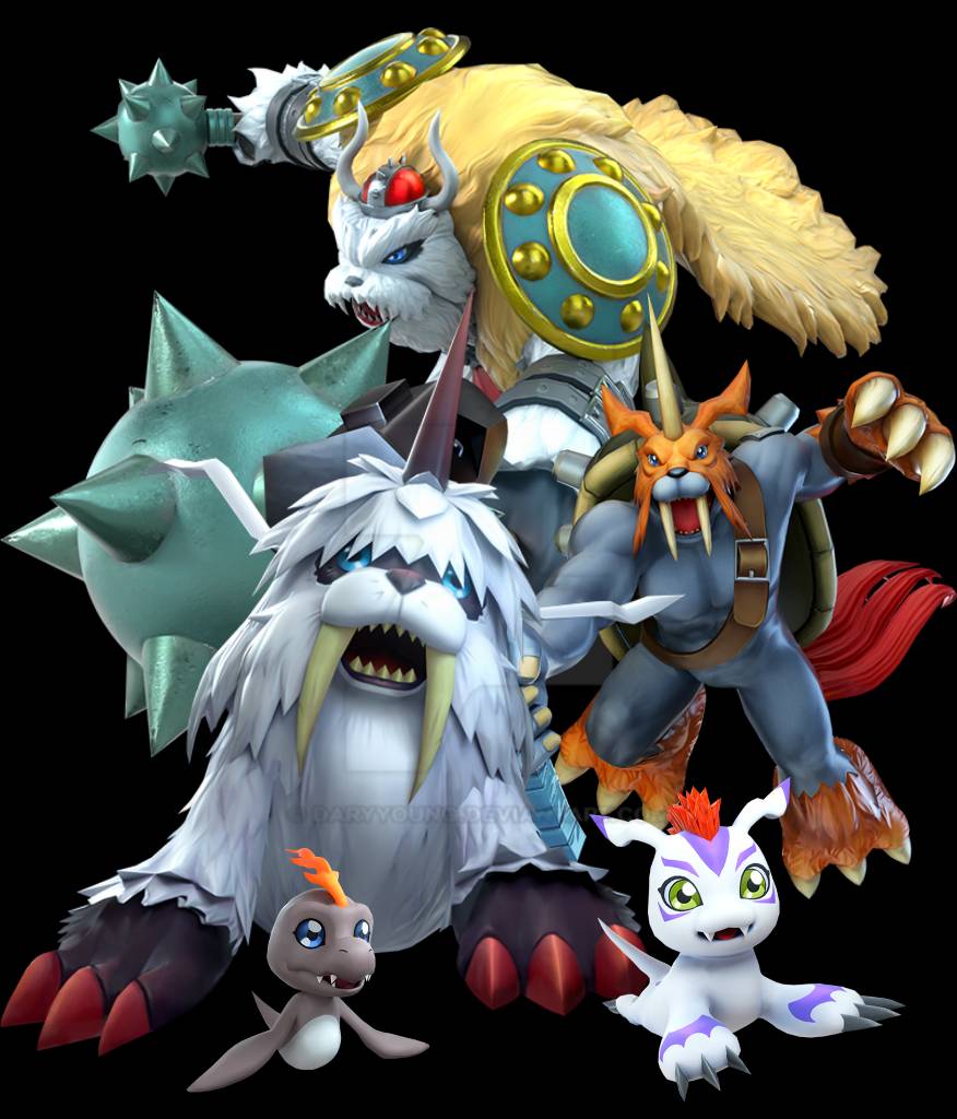 Gomamon Evolution Line by Daryyoung on DeviantArt