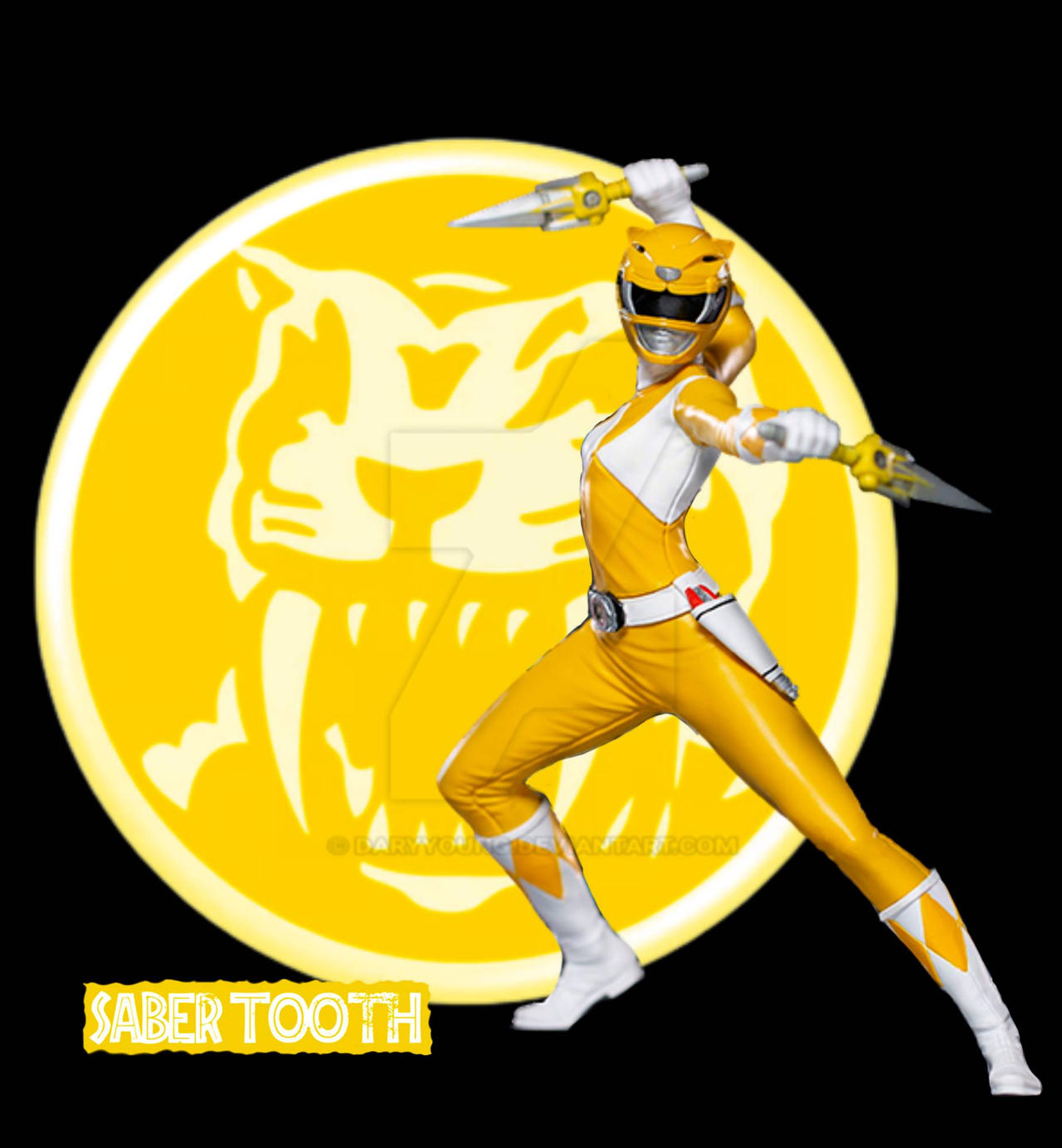 Yellow Ranger MMPR by Daryyoung on DeviantArt