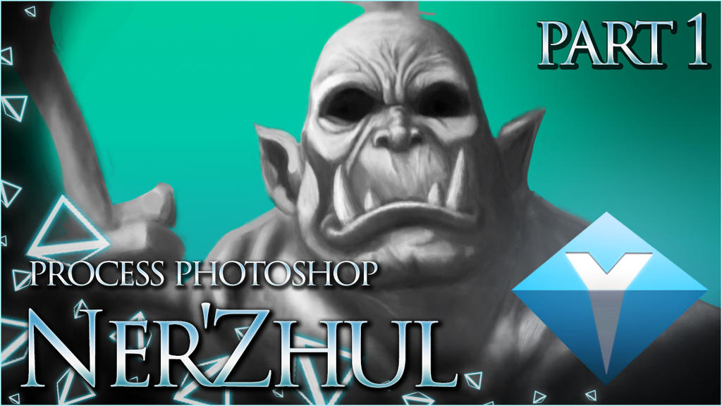 Ner'Zhul (WoW) - Painting process Photoshop CC