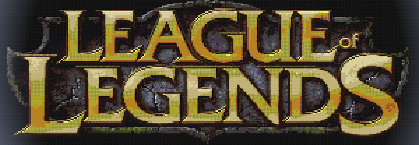 League of Legends - Logo - minecraft pixelart by bladecrafted on DeviantArt