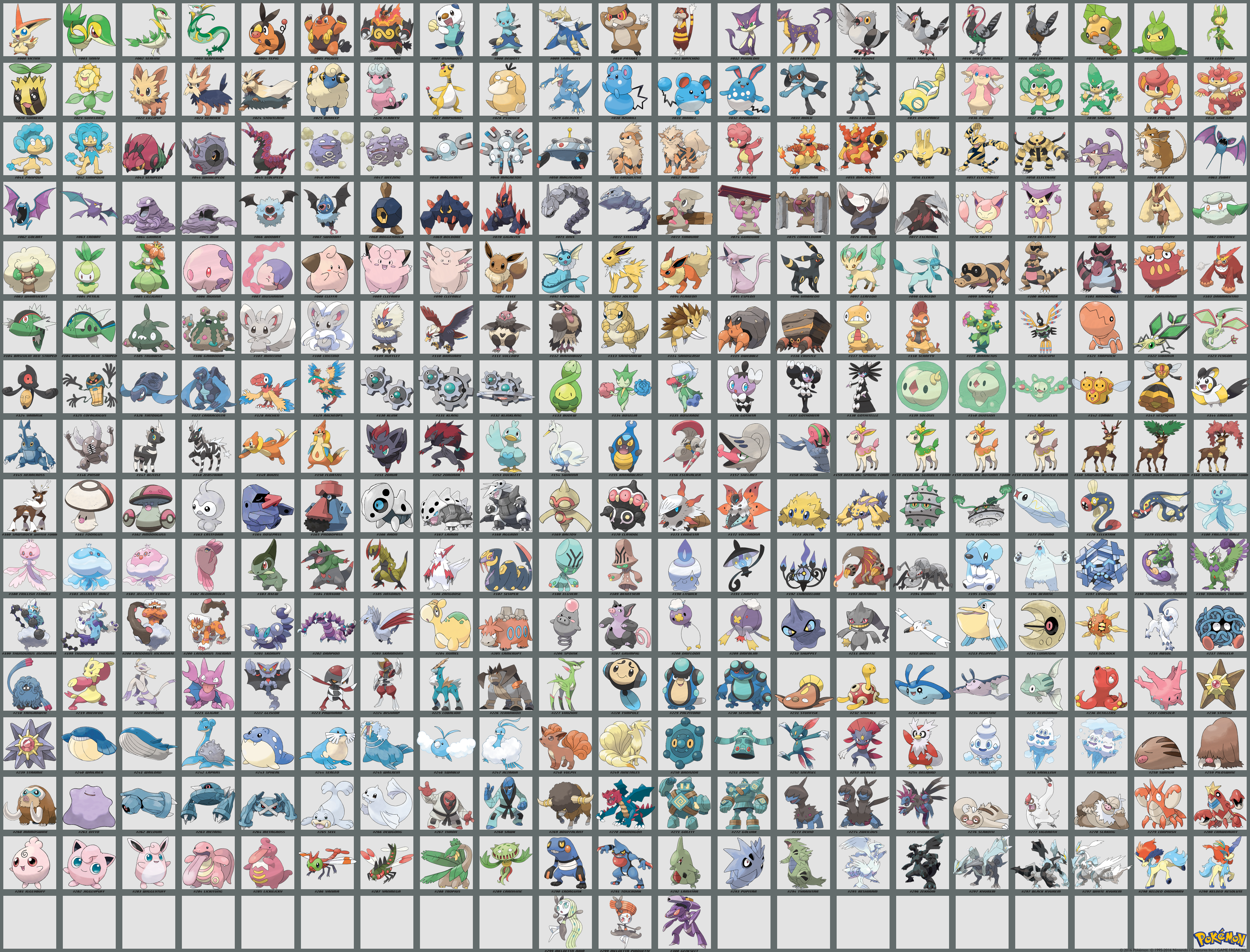 Pokemon Black 2 & White 2 - National Pokedex Complete (ALL 649