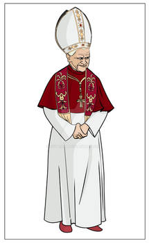 The Pope sketch