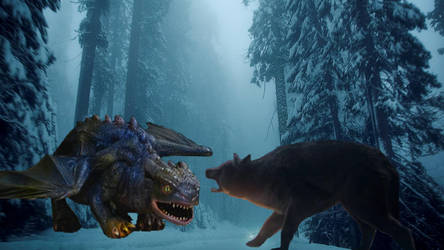 ( OUAT ) Night Dragon And Red Wolf Has Meet Again.