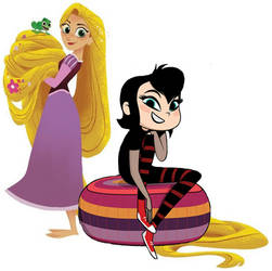 Rapunzel and Mavis Same Disney Shows 2017