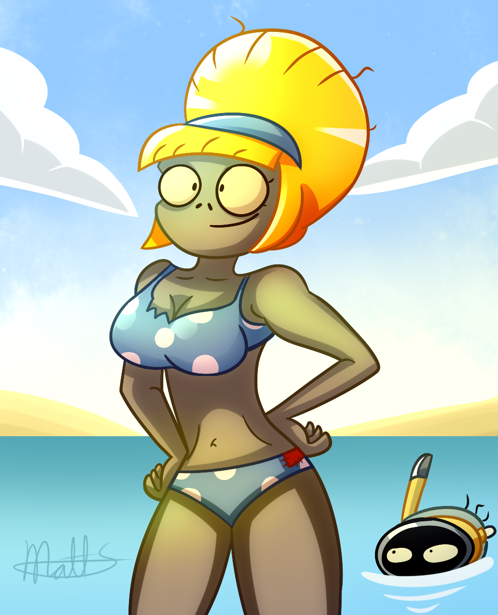 PvZ Bikini Zombie by LWBtheFluffyMystic on DeviantArt