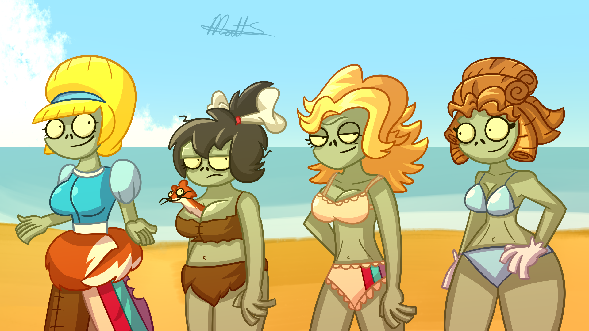 PvZ - BIKINI SEASON by LWBiverse on DeviantArt.