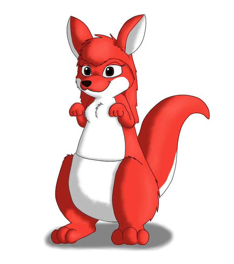 Rooby the Kangaroo by WaffleFox on DeviantArt