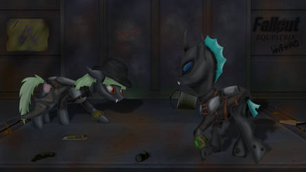 Fallout Equestria, Hivemind chapter 12 Down the ho