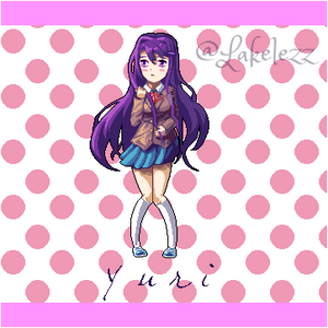 Yuri from Doki Doki Literature Club!