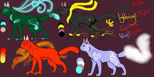 elemental cats request by greendrizzle on DeviantArt