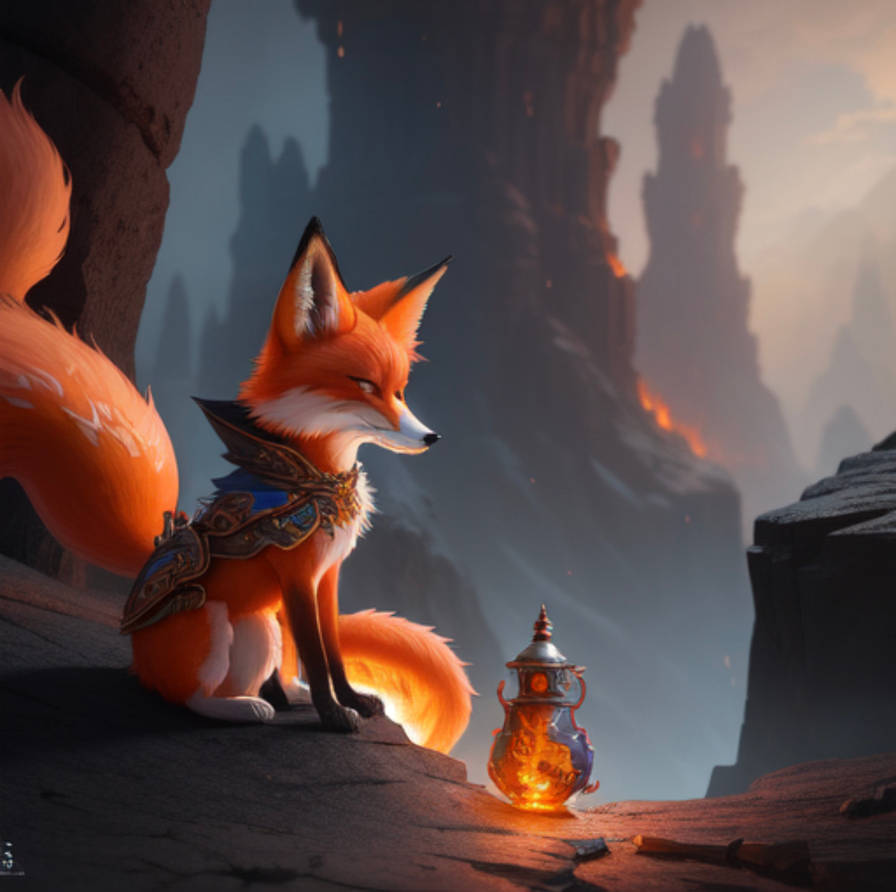 Fox magic by greendrizzle on DeviantArt