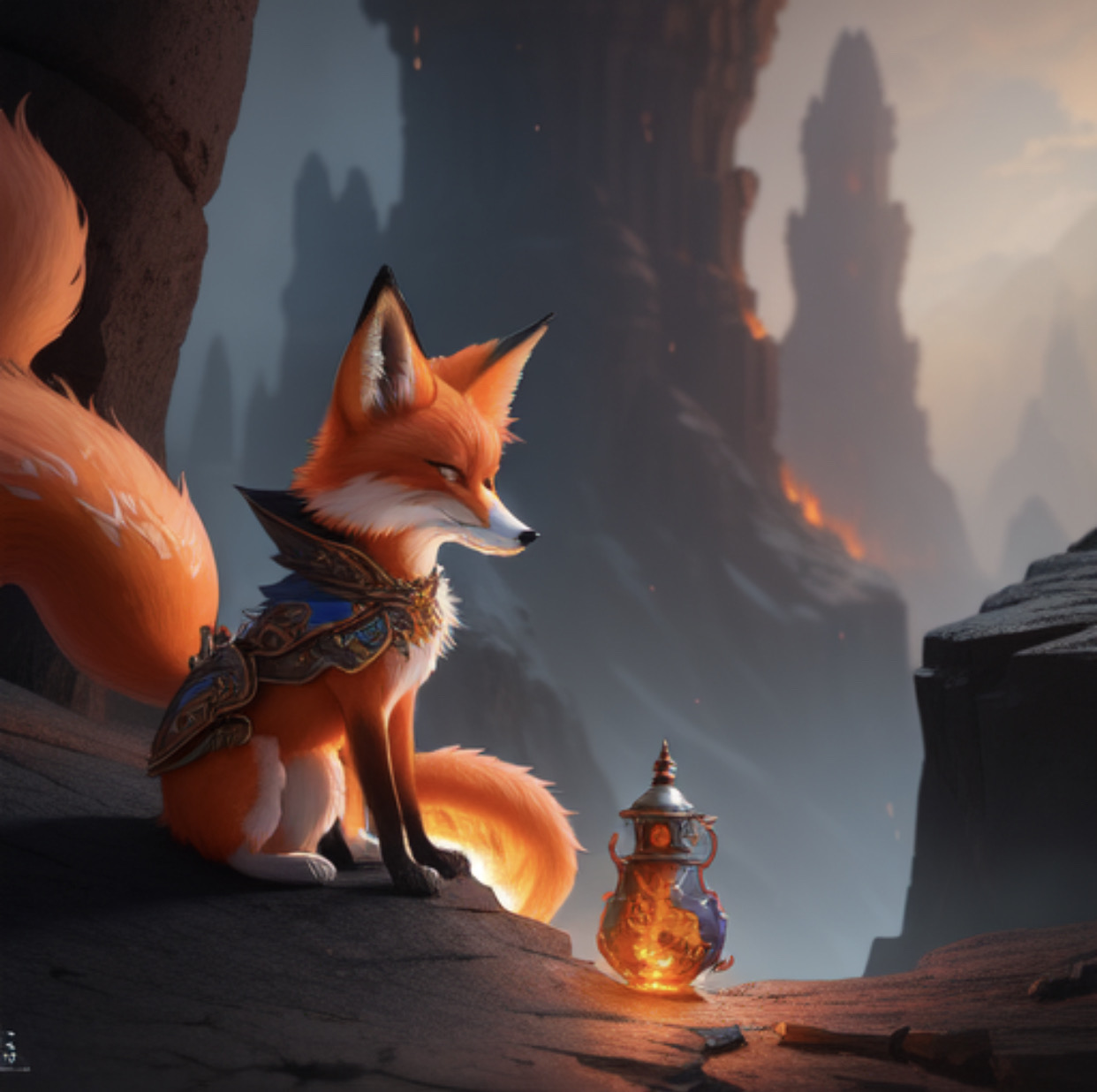 Deviantart Foxa Fox magic by greendrizzle on DeviantArt