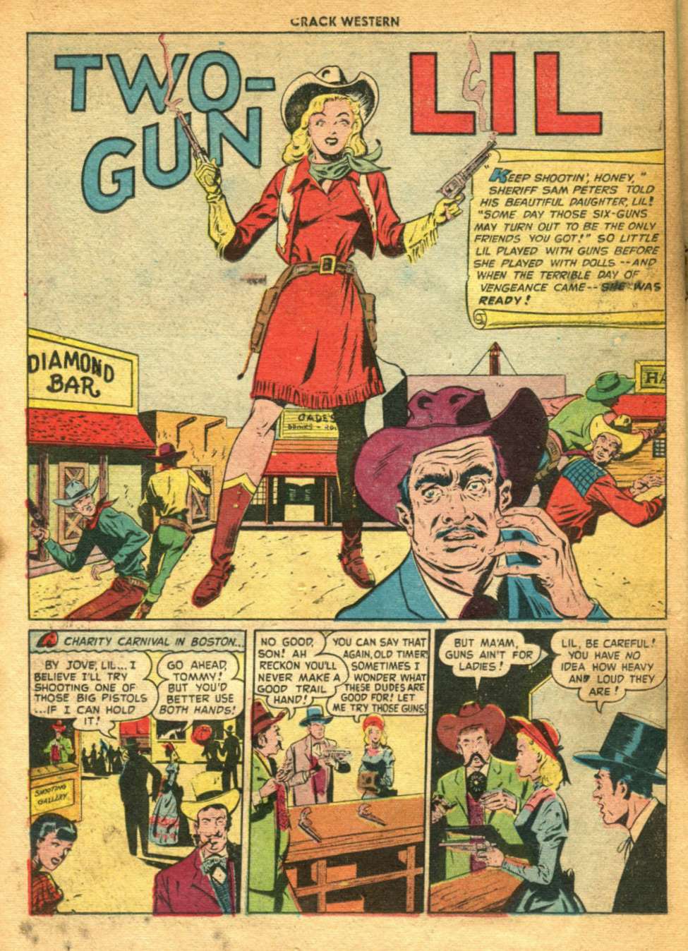 TWO - GUN LIL November 1949 Comic. by TheRedLion2 on DeviantArt