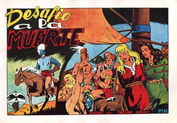Yelmo Roto Yelmo Negro 1947 Comic Spain. by TheRedLion2 on DeviantArt