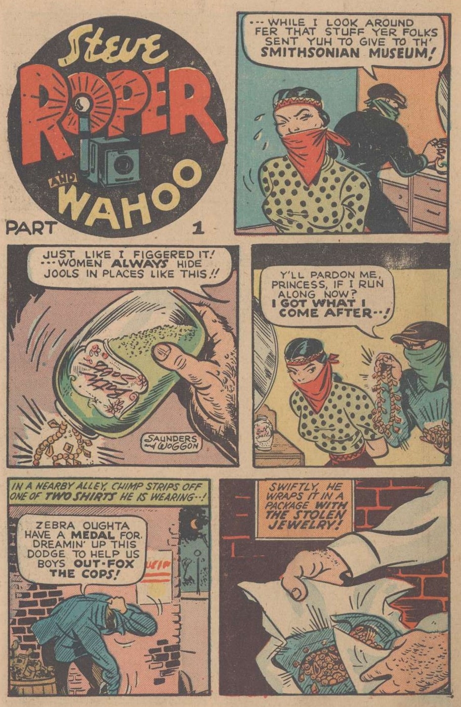 Steve Roper and Wahoo Dec 1948 Comic Part 1. by TheRedLion2 on DeviantArt