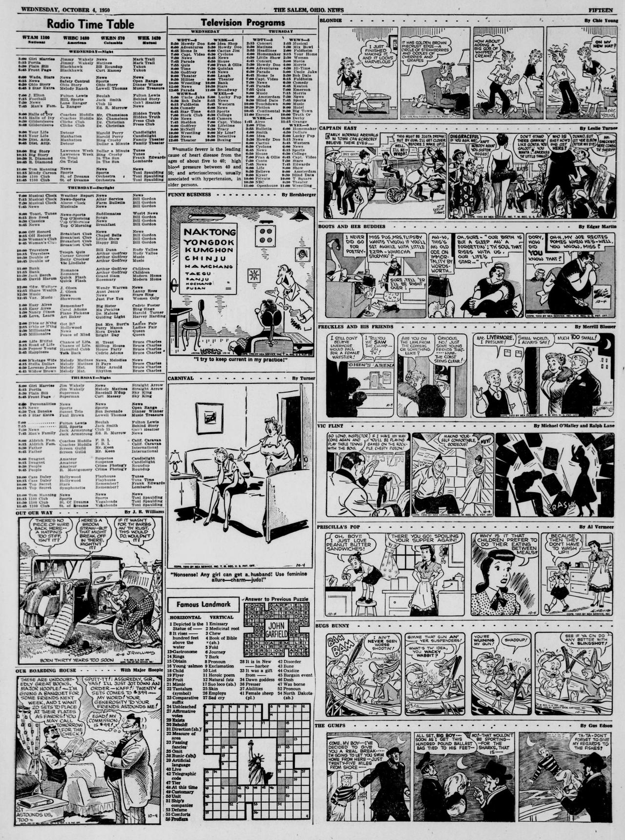 Daily Newspaper Comic Strips Oct 1950 By TheRedLion2 On DeviantArt daily-newspaper-comic-strips-oct-1950-by-theredlion2-on-deviantart