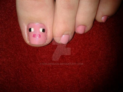 Minecraft Toes by GoldenDani on DeviantArt