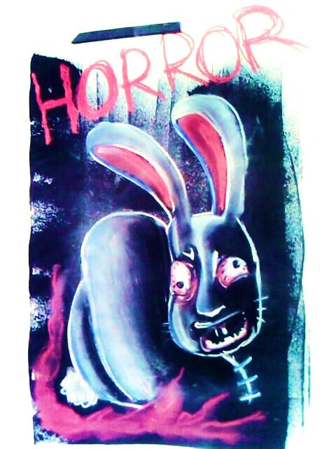 Horror Rabbit Deviantart Horror bunny by momentito on DeviantArt