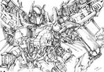 Optimus Prime sketch by Real-V-EAT