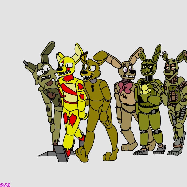 Springtrap Styles 2? by SierraKittty on DeviantArt