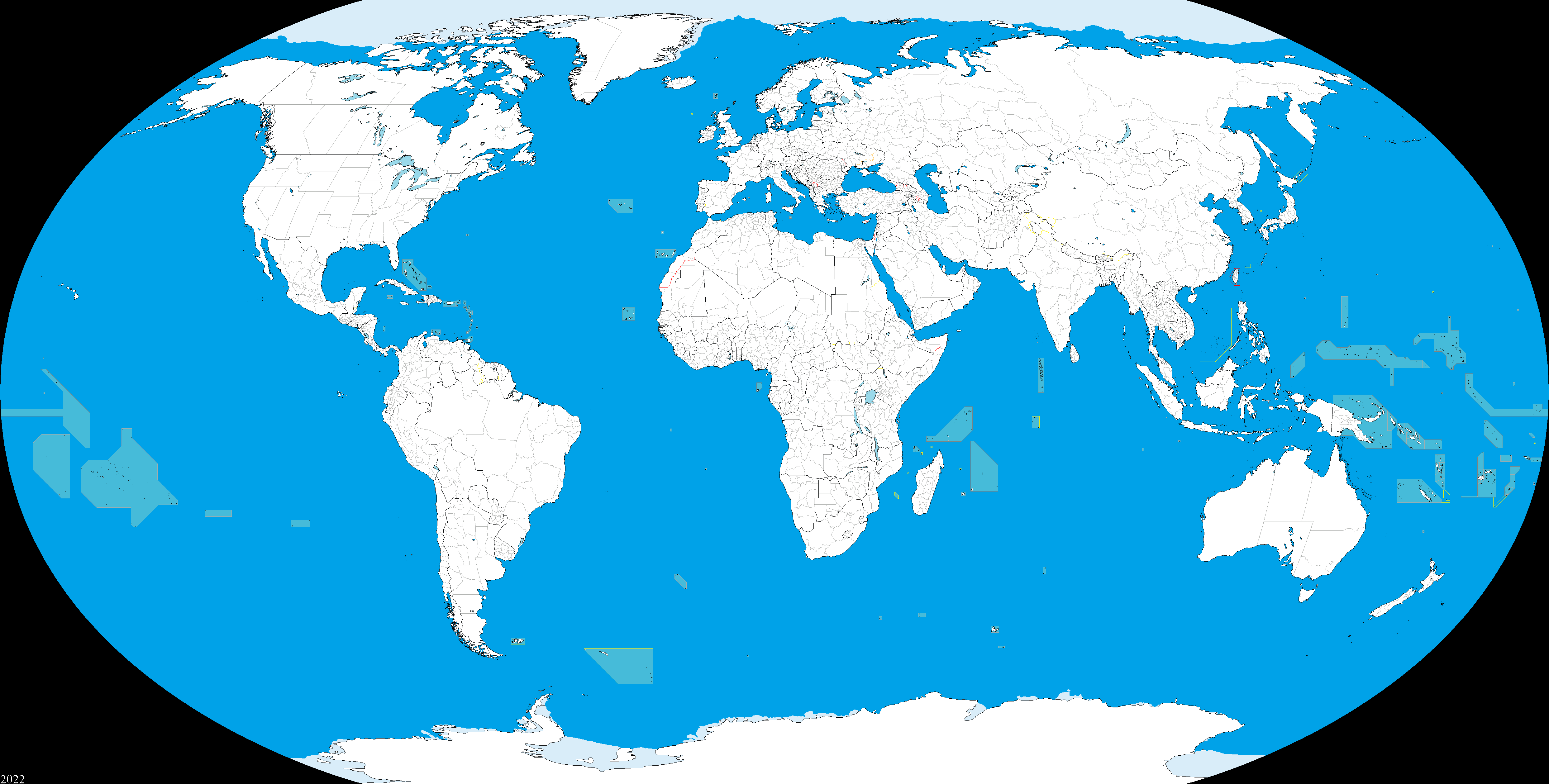 world map 2022